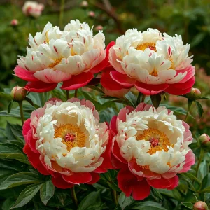 Пион Коралловый Каскад купить по цене от 490р. в интернет-магазине «Посадика» с доставкой почтой в в Унечае и по всей России – [изображение №1].